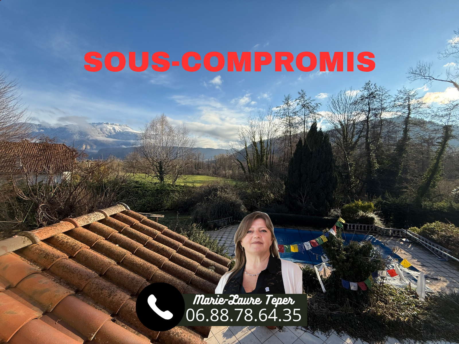 Maison 134 m2 avec jardin de 2000 m2 + piscine à VOIRON
