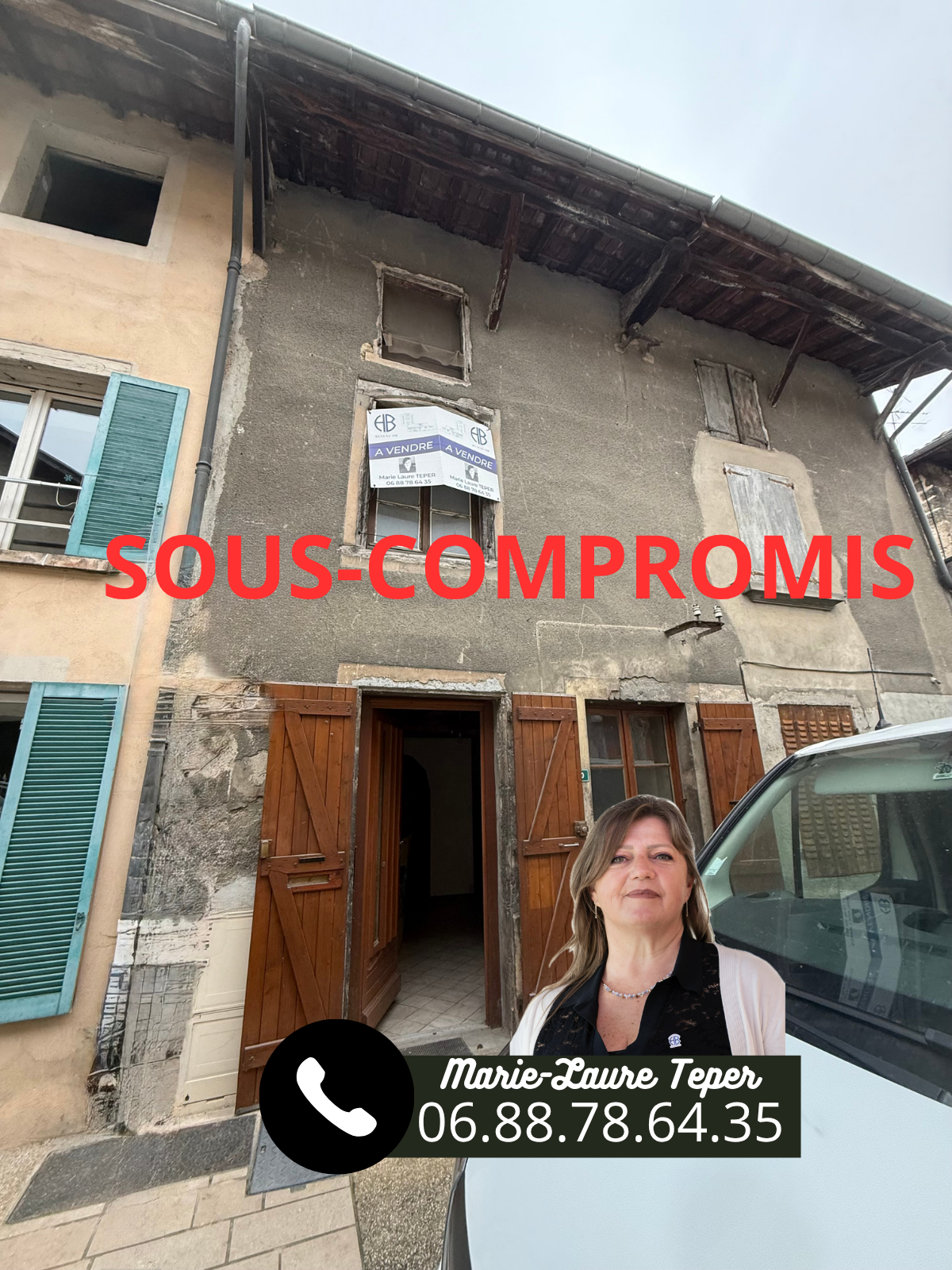 Maison de village à rénover à saint etienne de saint geoirs