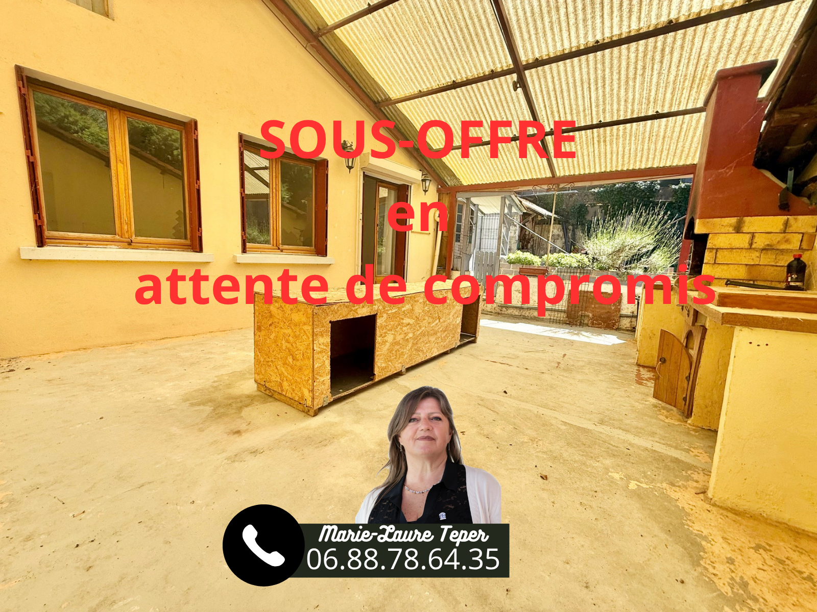 Maison coeur de village 4ch + grande terrasse + 65 m2 garage — SAINT GEOIRE EN VALDAINE