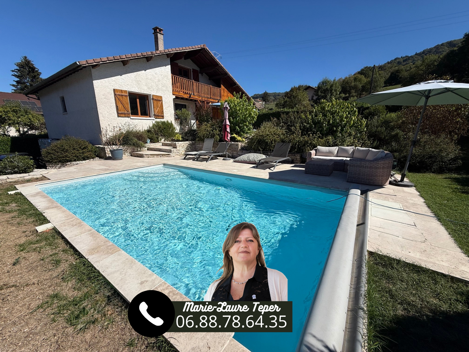 Maison 5 chambres de 161 m2+sous-sol complet +piscine — VOIRON 