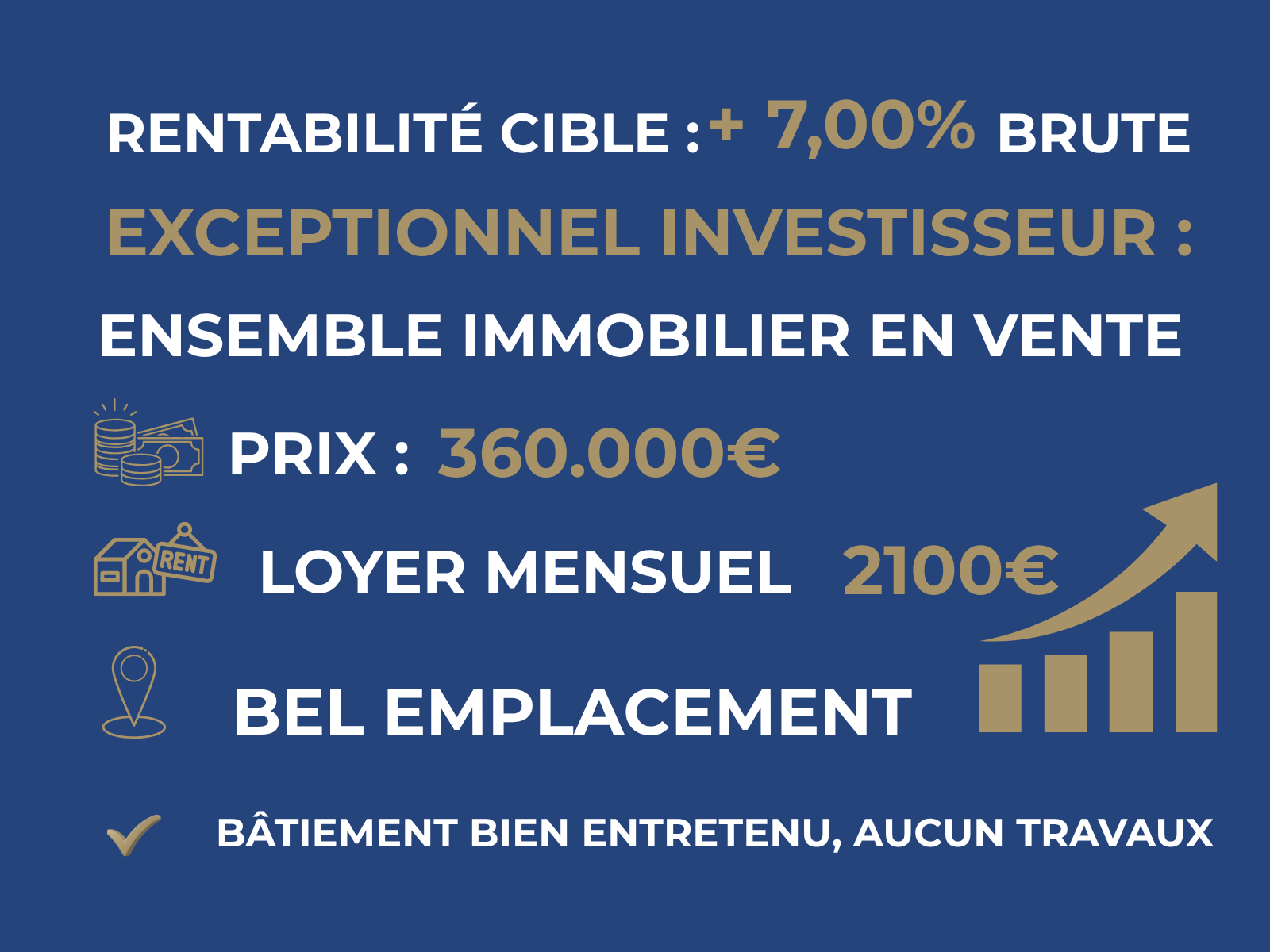 MURS +APPARTEMENT + GARAGE DOUBLE — VOIRON